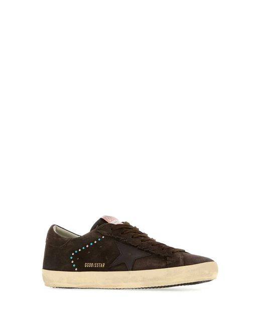 Golden Goose Deluxe Brand Black Super Star Suede Upper With Studs L for men