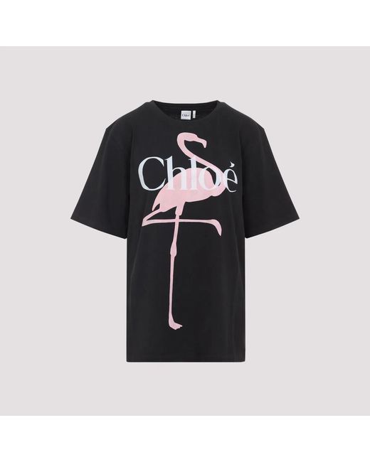 Chloé Black Slate Cotton Oversize T-Shirt