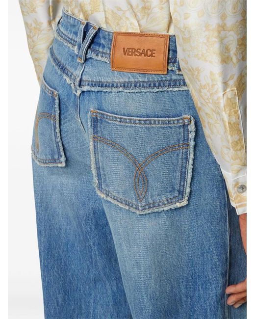 Versace Blue Denim Cotton Jeans