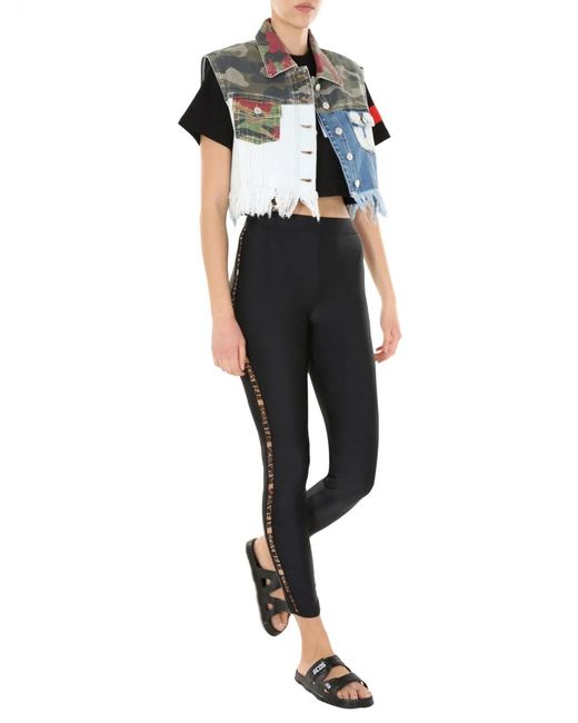 Gcds Black Denim Vest