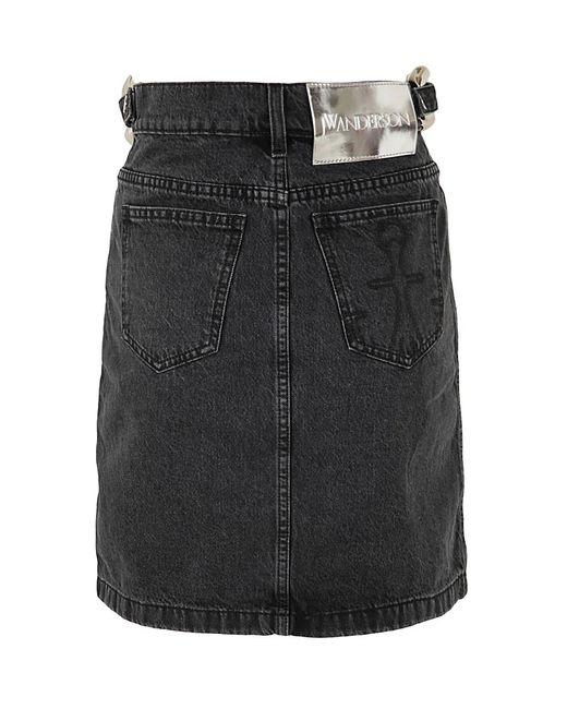 J.W. Anderson Black Chain Link Skirt
