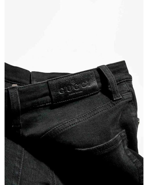 Gucci Black Mid Skinny Pants