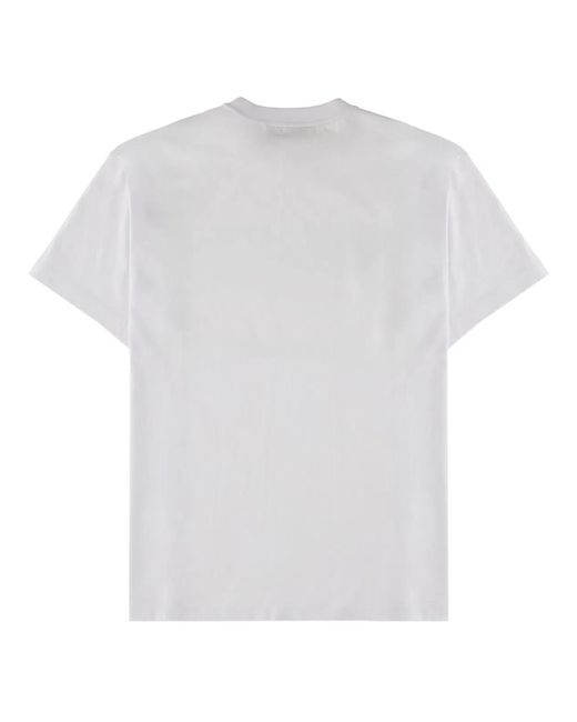 Versace Jeans Couture White T-Shirt With Logo for men
