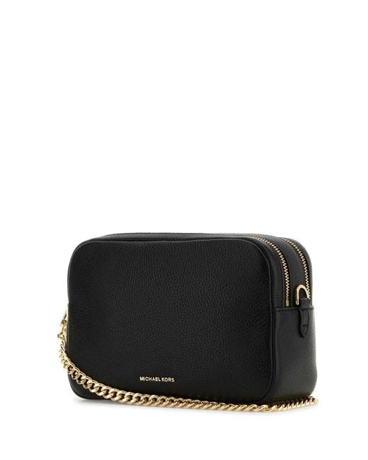 MICHAEL Michael Kors Black Leather Medium Bryant Shoulder Bag