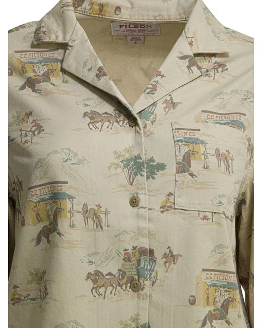 Filson Green "Twill Camp" Casual Shirt