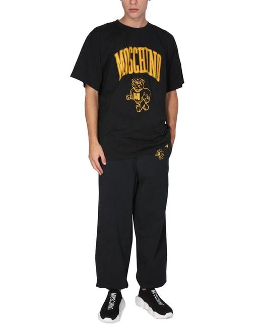 Moschino Couture Black Jogging Pants for men