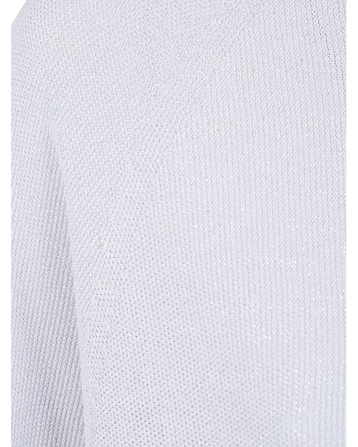 Fabiana Filippi White Cotton Blend-T-Shirt