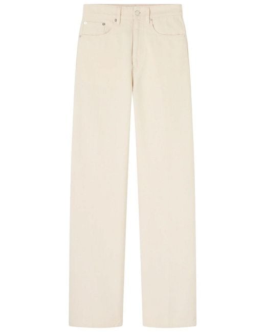 A.P.C. Natural Domino High-Rise Jeans