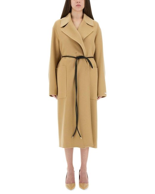 Max Mara Natural Coat Abbot