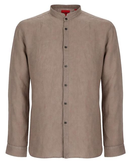 HUGO Brown Camicia for men