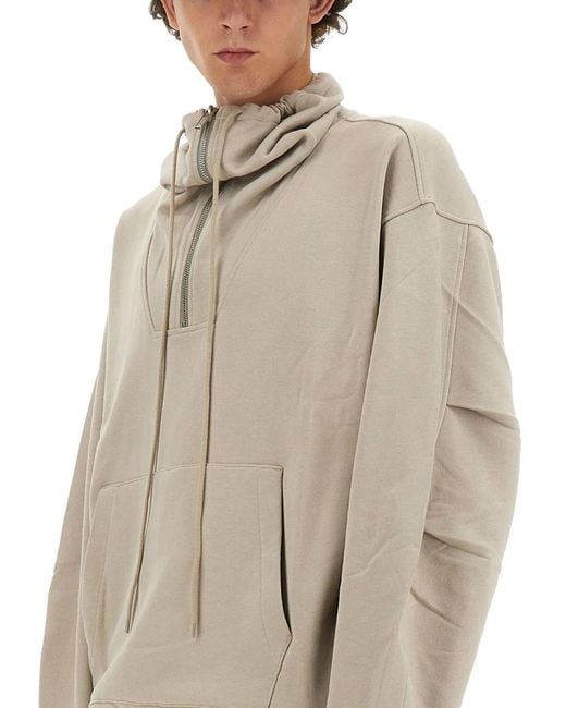 Helmut Lang Natural Zip Sweatshirt for men