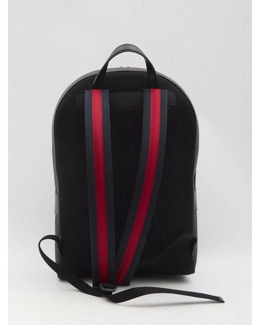 Gucci Black Medium Backpack Gg Supreme for men