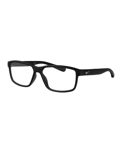 Nike Black Matte Acetate Glasses for men