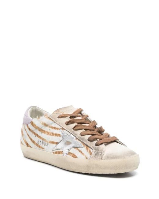 Golden Goose Deluxe Brand Natural Super-Star Shoes