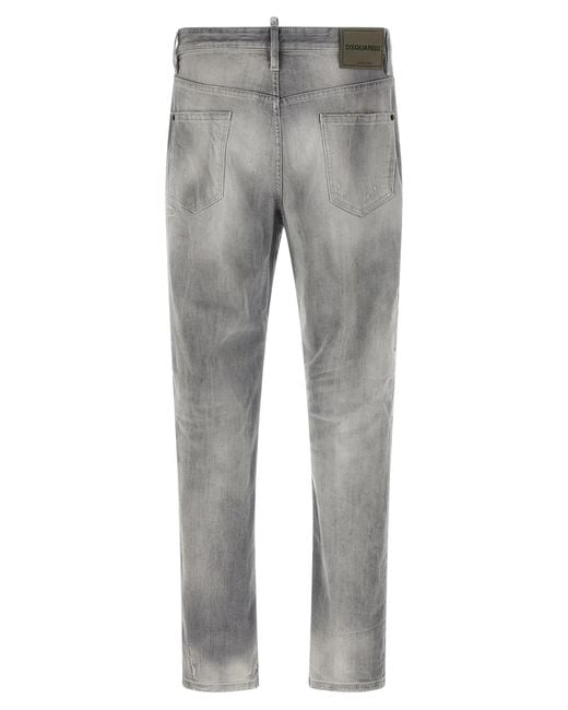 DSquared² Gray '642' Jeans for men