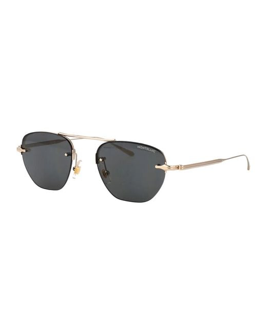 Montblanc Gray Sunglasses for men