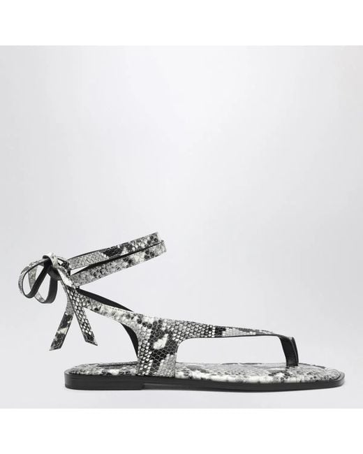 A.Emery White The Heidi Sandals Snake-Effect