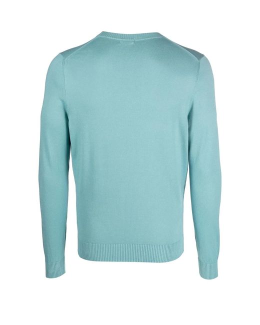 Malo Blue Light Crew-Neck Sweater for men