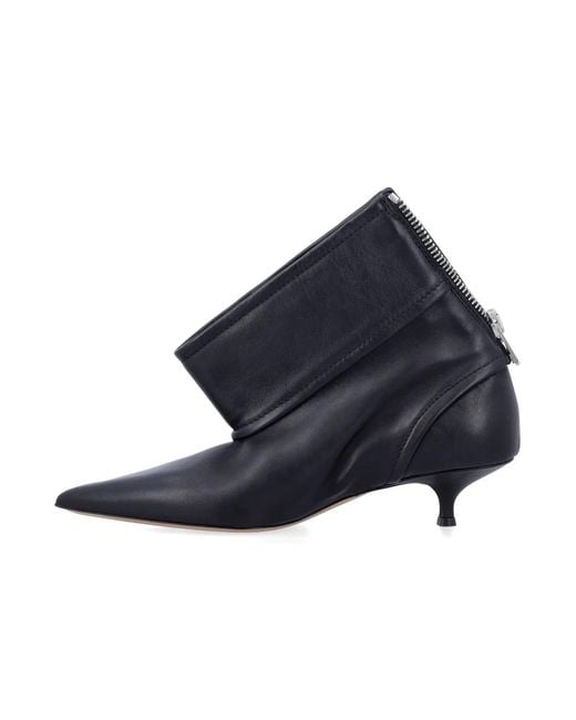 J.W. Anderson Blue Biker Kittrn Heel