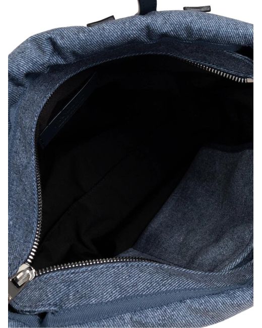 J.W. Anderson Blue Small Puffy Anchor Logo Tote Bag