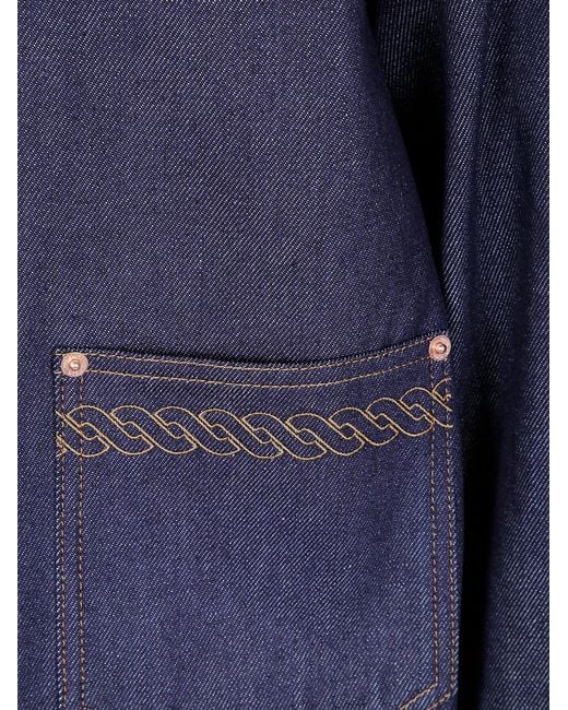 Drole de Monsieur Blue "La Veste Denim Brut" Jacket for men