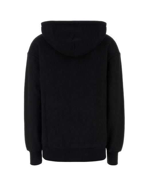 Valentino Garavani Black Jersey Felpa