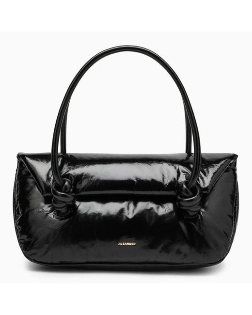 Jil Sander Black Knot Sm Shoulder Bag