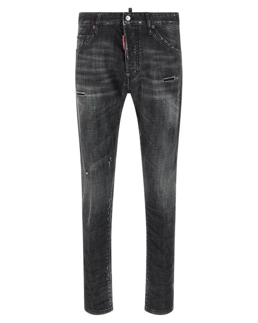 DSquared² Gray 'Teddy' Jeans for men
