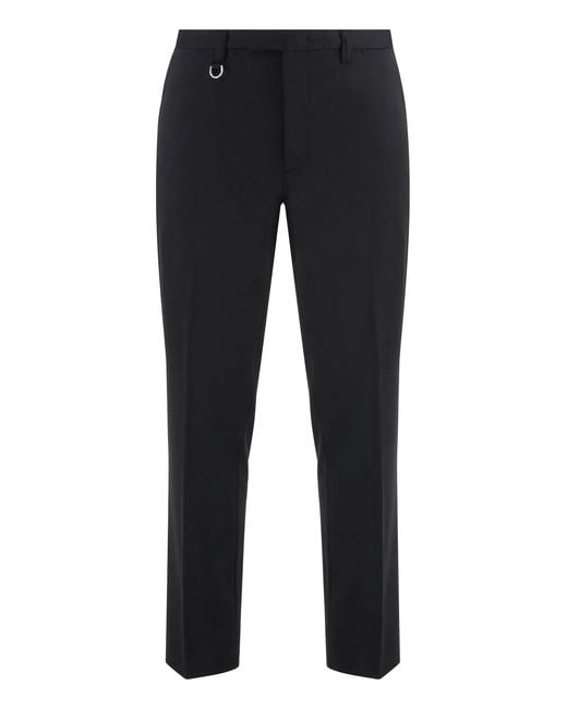 Paolo Pecora Blue Slim Fit Chino Trousers for men