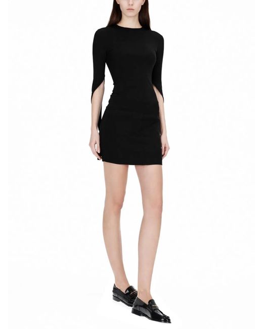 Alexander Wang Black Draped Back Top
