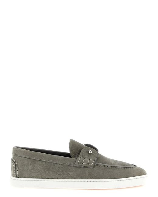 Christian Louboutin Green 'Chambeliboat' Loafers for men