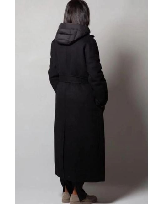 Moorer Black Wool Blend Stylish Jacket