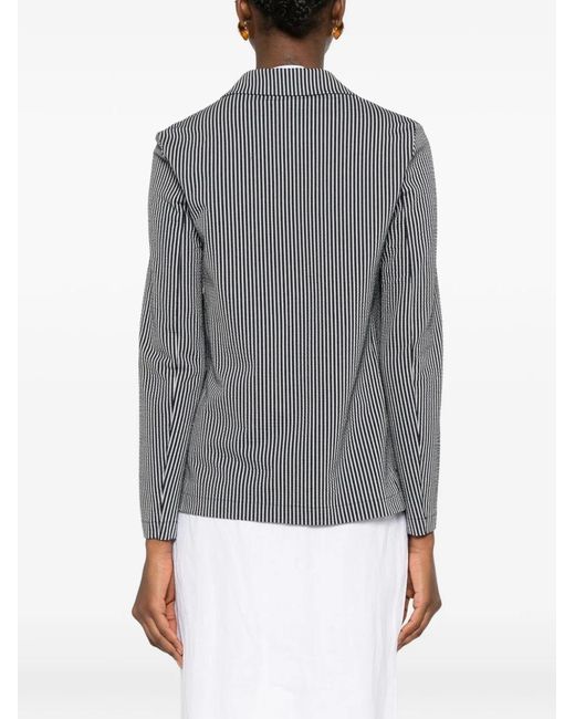 Harris Wharf London Gray Cotton Blend Blazer Jacket