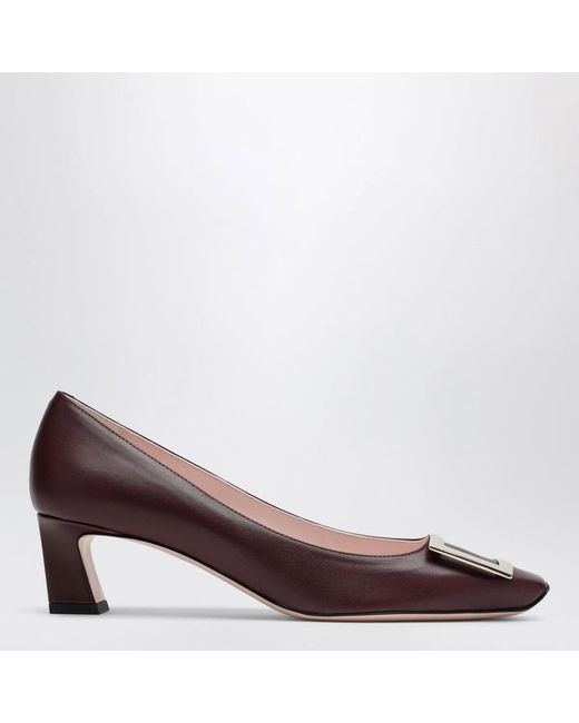 Roger Vivier Brown 45Mm Trompette Buckle-Detail Pumps