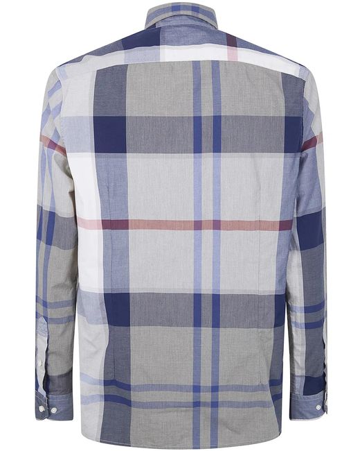 Barbour Blue "Harris" Tailored Shirt for men