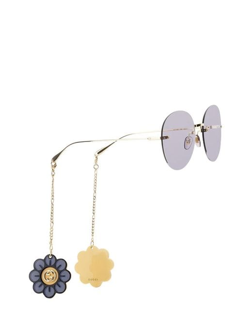 Gucci White Sunglasses