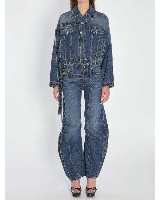 Jean Paul Gaultier Blue Strap Jacket