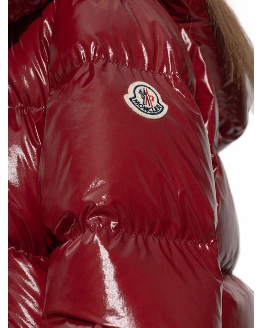 Moncler Red Niveole Short Down Jacket