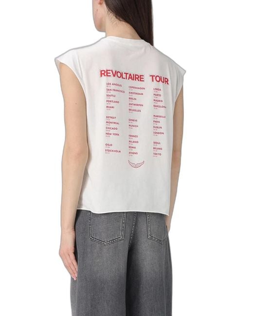 Zadig & Voltaire White Zadig&Voltaire Cloe T-Shirt
