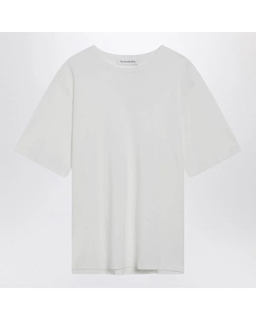 Frankie Shop White Harper Boxy T-Shirt