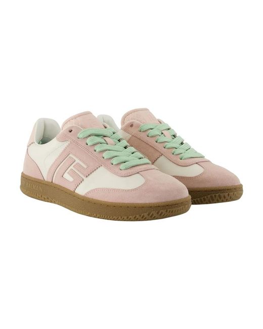 Balmain Gray Swan Sneakers