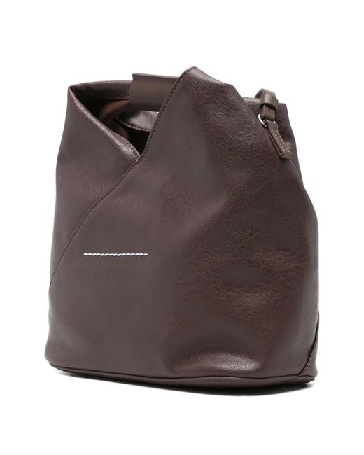 MM6 by Maison Margiela Brown Borsa A Tracolla Giapponese