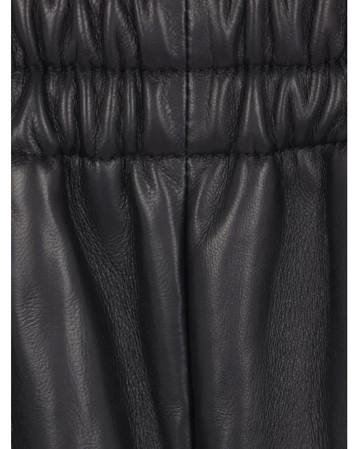 Gucci Black Lambskin Shorts for men