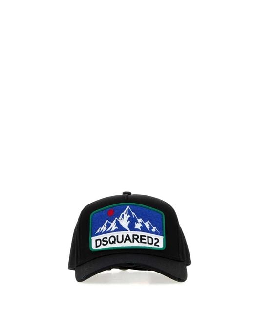 DSquared² Blue Baseball Cap for men