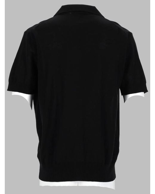 Vivienne Westwood Black Cardigan Polo for men