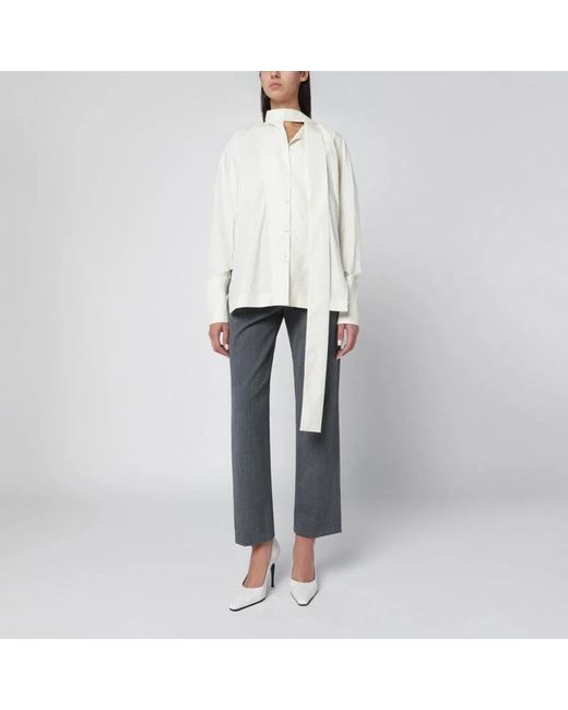 THE LATEST White Cotton Shirt