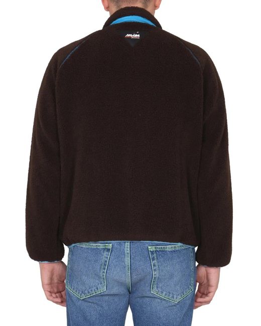 MSGM Blue Jacket With Logo for men