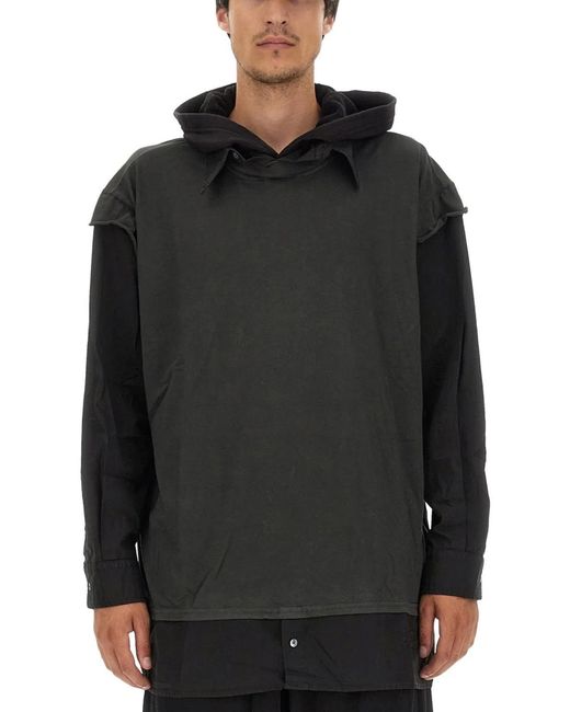 MM6 by Maison Margiela Black Cotton Jersey for men
