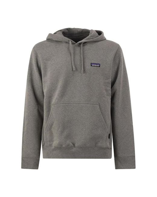 Patagonia Gray Recycled Materials Hooded Sweatshirt for men