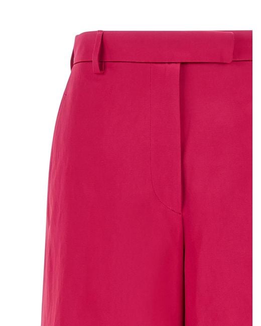 Dries Van Noten Red 'Penn' Pants